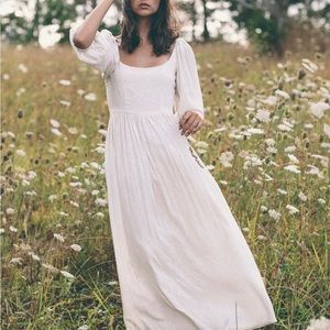 Kara Thomas Belleflower Dress off white Small